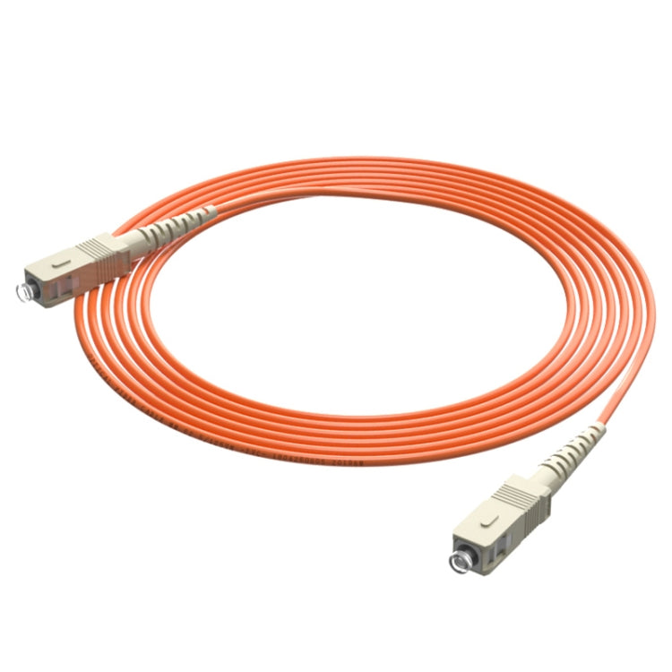 SC-SC Single-Core Multi Mode Fiber Optic Jumper,Length: 3m, Single-Core Multi Mode