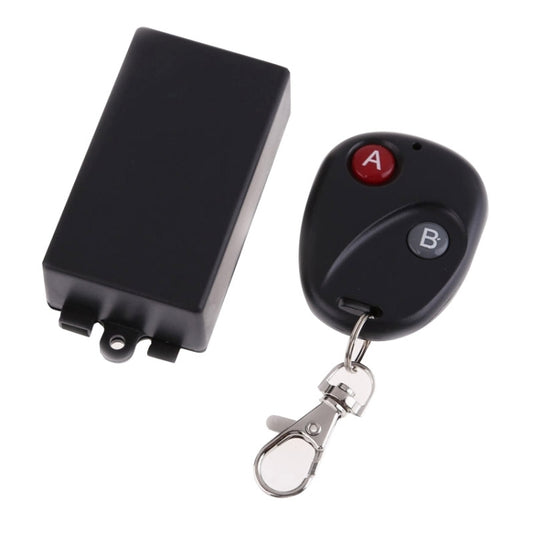 DC 12V 1CH RF Wireless Remote Switch Learning Code Receiver + 2 Buttons Remote Control Transceiver