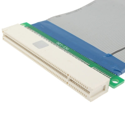 PCI 32bit Riser Card Extender Flexible Cable Ribbon Adapter, Cable Length: 15cm, 32X Length: 15cm