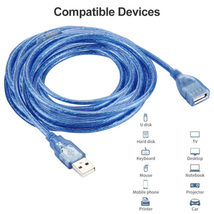 High Speed Transmission USB 2.0 AM to AF Extension Cable, Length: 10m, AM to AF(High Quality), Length: 10m