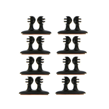 8 PCS DM-003 Car Cable Convenient Bundle Clip with Adhesive