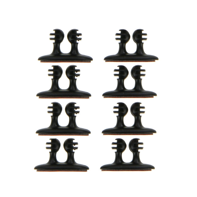 8 PCS DM-003 Car Cable Convenient Bundle Clip with Adhesive