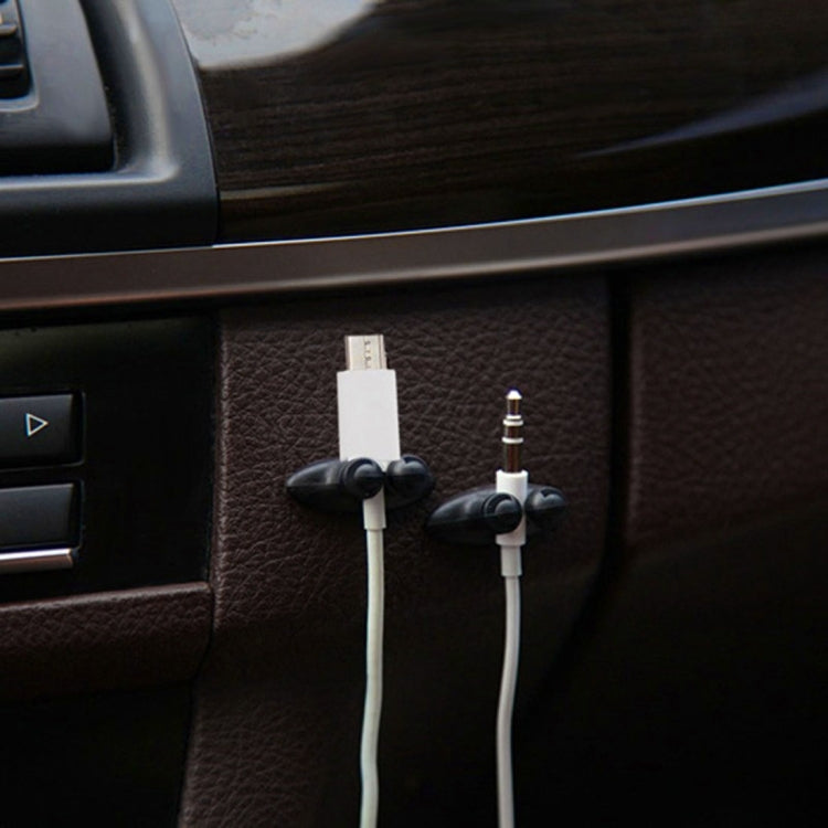 8 PCS DM-003 Car Cable Convenient Bundle Clip with Adhesive