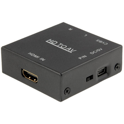 HDV-M610 Mini Size Full HD 1080P HDMI to AV/CVBS Video Converter Adapter, HDMI to AV/CVBS (Mini)