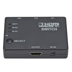 Full HD 1080P 3D HDMI 3x1 Switch with IR Remote Control, with IR Remote Control