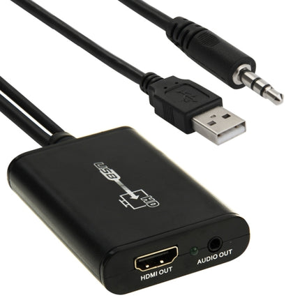 USB 2.0 to HDMI HD Video Leader Converter for HDTV, Support Full HD 1080P, USB 2.0 to HDMI