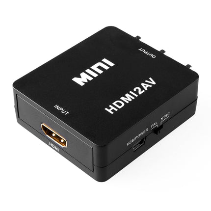 VK-126 Mini HD HDMI to AV/CVBS Video Converter Adapter, HDMI to AV/CVBS