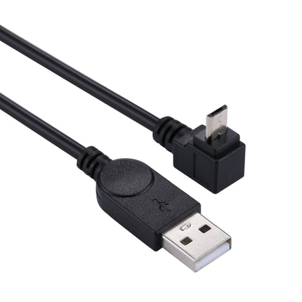 29cm 90 Degree Angle Micro USB to USB Data / Charging Cable