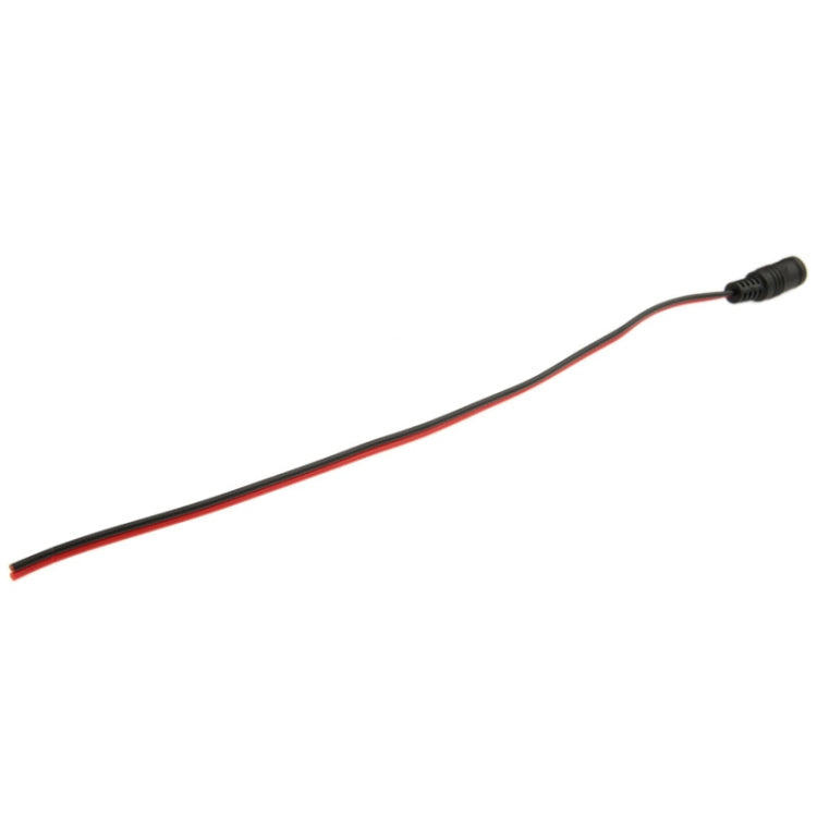100 PCS 5.5 x 2.1mm DC Power Female Barrel Connector Adaptor for LED Light Controller, Length: 30cm