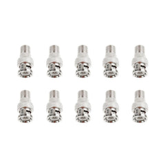 10 PCS BNC Plug to F Jack Connector, Comes in Durable Construction, BNC Plug