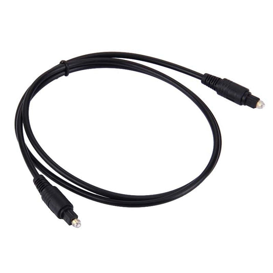 Digital Audio Optical Fiber Toslink Cable, Cable Length: 1m, OD: 4.0mm (Gold Plated), 1m