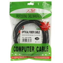 Digital Audio Optical Fiber Toslink Cable Length: 5m, OD: 6.0mm, 5m