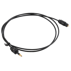 TOSLink Male to 3.5mm Male Digital Optical Audio Cable, Length: 0.8m, OD: 2.2mm