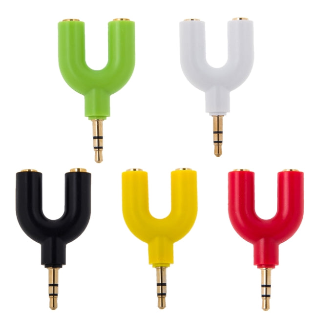 3.5mm Stereo Male to Dual 3.5mm Stereo Female Splitter Adapter