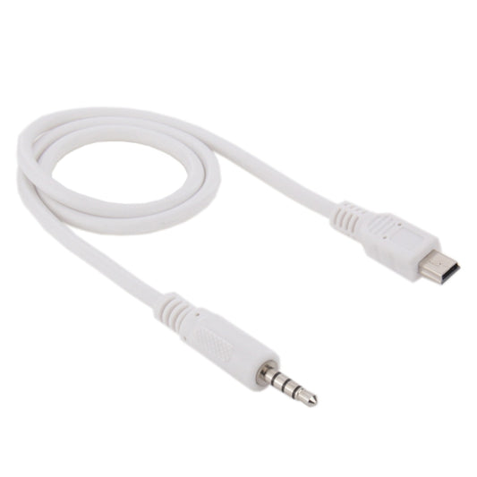 3.5mm Male to Mini USB Male Audio AUX Cable, Length: about 50cm, Mini USB 50cm