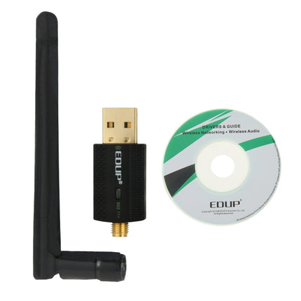 EDUP EP-N1581 Mini USB Wifi 802.11n/g/b 300Mbps 2.4GHz Wireless Adapter External Antenna, EP-N1581