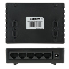 5-Port 10/100/1000 Mbps Ethernet Desktop Switch, 5 Ports 10/100/1000Mbps