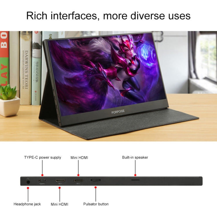 15.6 inch 1080P LED Portable Display Support HDR, 15.6 inch 1080P