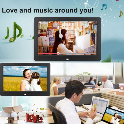 10.1 inch HD Wide Screen Digital Photo Frame with Holder & Remote Control, Allwinner E200, Alarm Clock / MP3 / MP4 / Movie Player, 10.1 inch Allwinner E200, 10.1 inch/HSD-P503