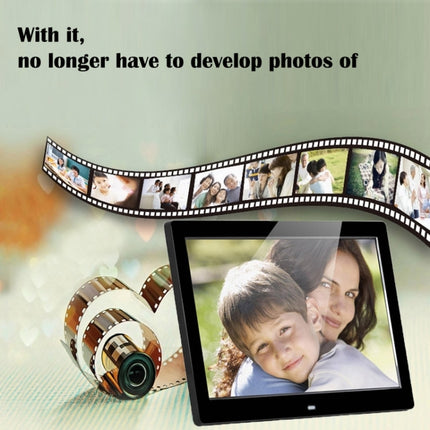 14 inch LED Display Multi-media Digital Photo Frame with Holder & Music & Movie Player, Support USB / SD / MS / MMC Card Input