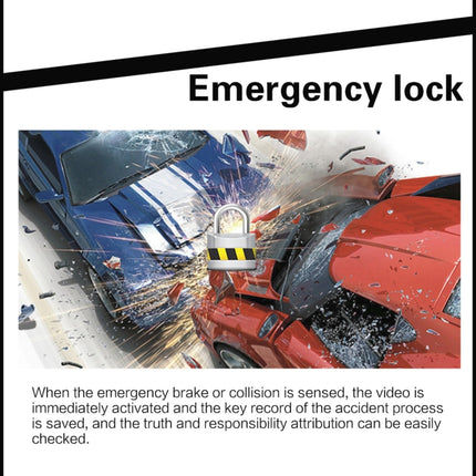 Full HD 1080P 4.3 inch Screen Display Dual Camera Vehicle DVR, 140 Degree Wide Angle Viewing, Support Night Vision / Parking Monitoring / Loop Recording / Motion Detection / G-Sensor / TF Card