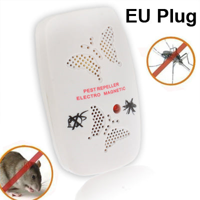 Ultrasonic Electronics Insecticide with Two Steps of Adjustable, White (EU Plug)