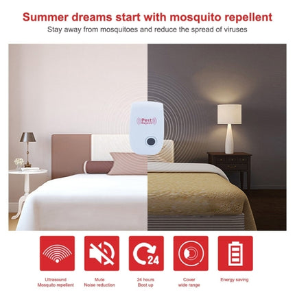 Ultrasonic Electronic Cockroach Mosquito Pest Reject Repeller,US Plug