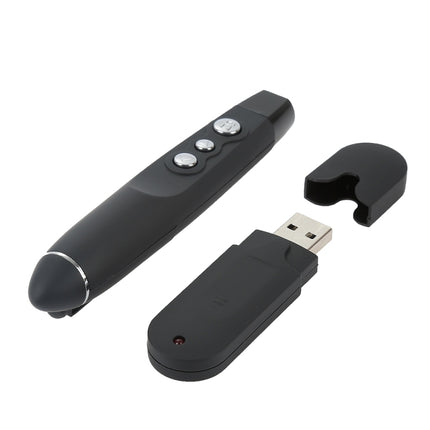 PP-1000 Multimedia Presentation Remote PowerPoint Clicker 2.4GHz RF Laser Pointer with USB Receiver