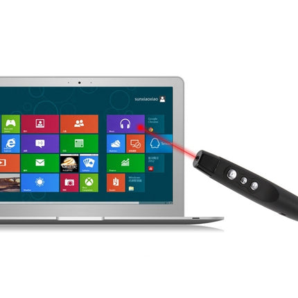 PP-1000 Multimedia Presentation Remote PowerPoint Clicker 2.4GHz RF Laser Pointer with USB Receiver