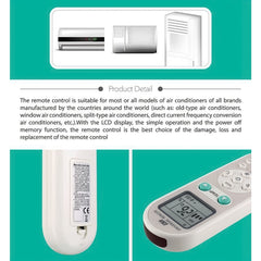 Chunghop Universal A/C Remote Control (Q-988E), Q-988E