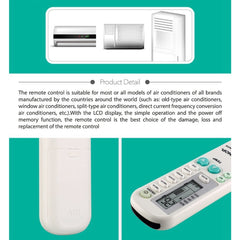 Chunghop Universal A/C Remote Control (K-1010E), K-1010E