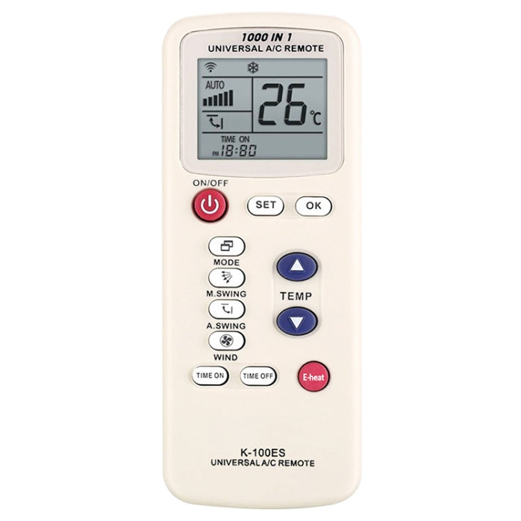 Chunghop Universal A/C Remote Control (K-100ES), K-100ES