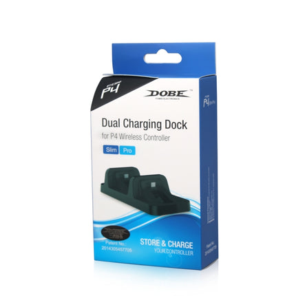 DOBE USB Dual Charger Dock Station for PS4 Wireless Controller (TP4-002), TP4-002
