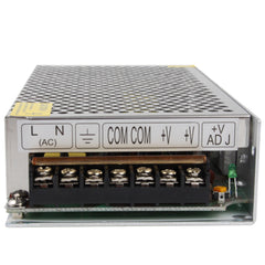 (S-120-12 DC 12V10A) Regulated Switching Power Supply (input:AC100~130V/200~240V), Dimension(LxWxH):198x90x40mm