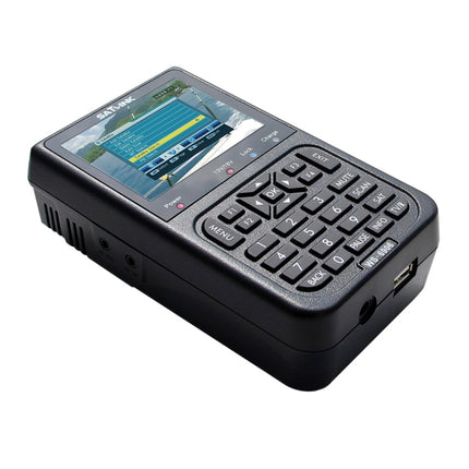SATLINK WS6906 Medidor de satélite digital portátil con pantalla LCD a color de 3,5 pulgadas, WS6906