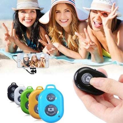 Control remoto universal de la cámara con disparador y temporizador con chip BRCMCOM Bluetooth 3.0, blanco, negro, azul, rojo, verde y amarillo