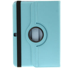 360 Degree Rotatable Litchi Texture Leather Case with 2-angle Viewing Holder for Samsung Galaxy Tab 4 10.1 / SM-T530 / T531 / T535