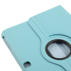 360 Degree Rotatable Litchi Texture Leather Case with 2-angle Viewing Holder for Samsung Galaxy Tab 4 10.1 / SM-T530 / T531 / T535