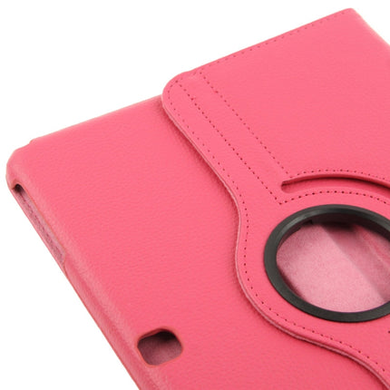 360 Degree Rotatable Litchi Texture Leather Case with 2-angle Viewing Holder for Samsung Galaxy Tab 4 10.1 / SM-T530 / T531 / T535