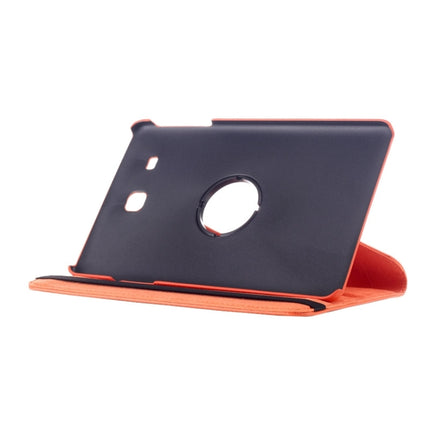 Litchi Texture 360 Degree Rotation Leather Case with Multi-functional Holder for Galaxy Tab E 9.6