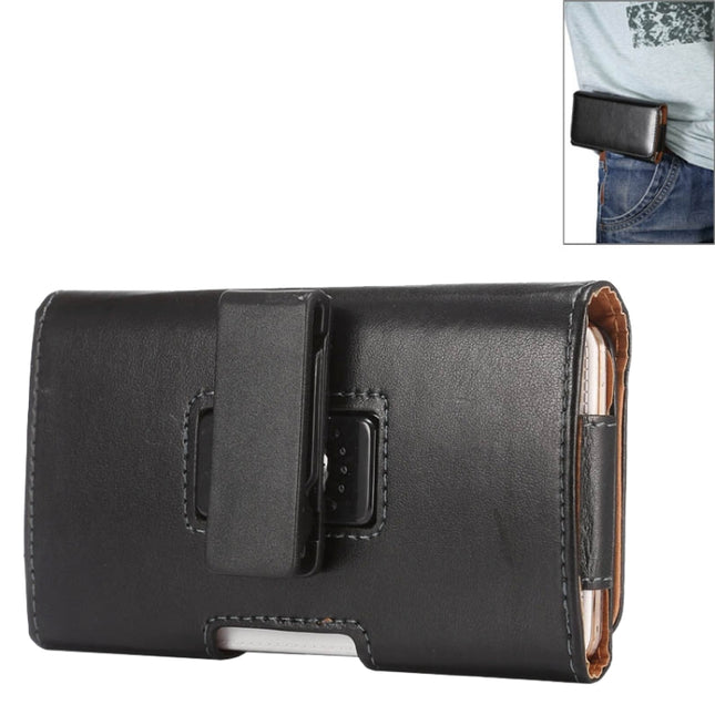 5.5 inch Sheepskin Texture Universal Rotatable Horizontal Style Leather Case with Belt Hole for Galaxy Note 3 / Note 2 / i9220