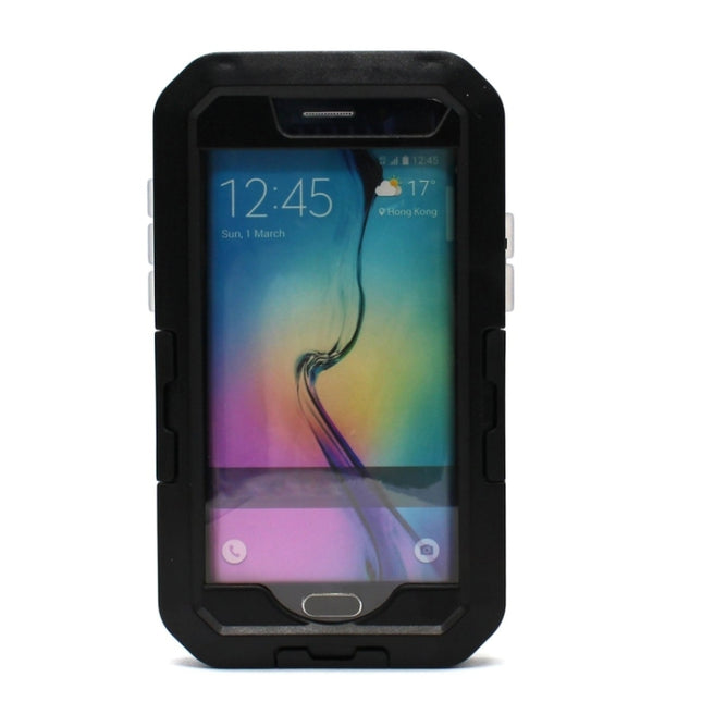 For Galaxy S6 edge / G925 IPX4 Waterproof Shock Protection Tough Case with Bicycle Handlebar Holder