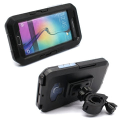 For Galaxy S6 edge / G925 IPX4 Waterproof Shock Protection Tough Case with Bicycle Handlebar Holder