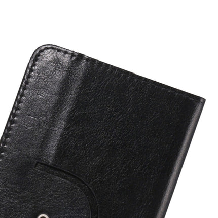 5.5-6.3 Inch Universal Crazy Horse Texture 360 Degree Rotating Carry Case with Holder & Card Slot for Galaxy Mega 6.3 / i9200