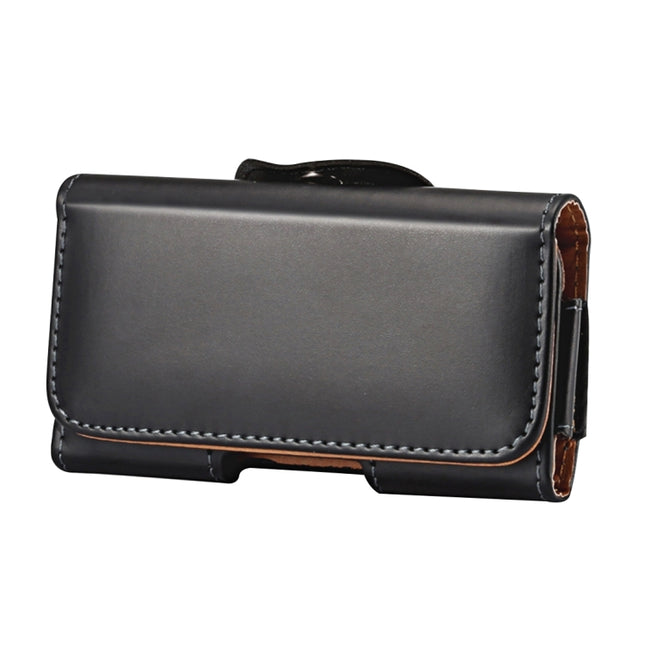 For iPhone X  & Galaxy S7 / G930 & S6 Edge / G925 & S6 / G920 & S5 / G900 & Grand DUOS I9082 Smooth Surface Vertical Flip Leather Case Waist Bag with Back Splint