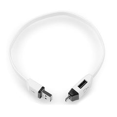 OTG-Y-01 USB 2.0 Male to Micro USB Male + USB Female OTG Charging Data Cable for Android Phones / Tablets with OTG Function, Length: 30cm