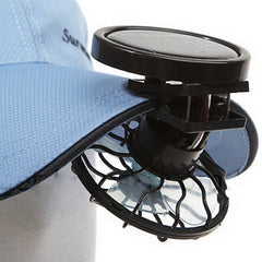 Mini Portable Clip-on Solar Power Cell Travel Cooling Cool Fan