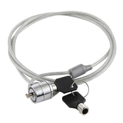 Anti-Theft Office Notebook Laptop PC Computer Desk Key Security Lock Chain Cable, Length: about 1.2m, Length: 1.2m