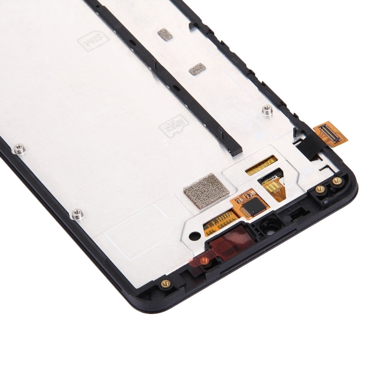 LCD Screen and Digitizer Full Assembly with Frame for Microsoft Lumia 640 XL
