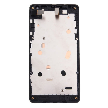 3 in 1 for Microsoft Lumia 535 2C (LCD + Frame + Touch Pad) Digitizer Assembly, For Lumia 535 Black